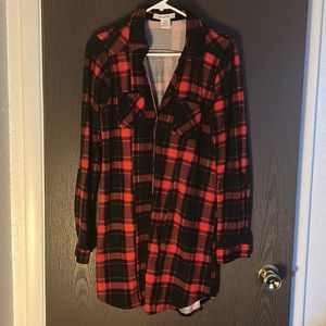 Women’s Flannel Button Down Long Sleeve